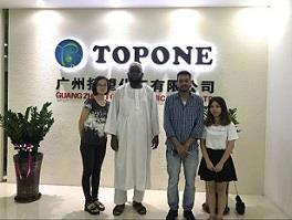 Bun venit clienții din Sudan Vizitați compania Topone ---TOPONE NEWS
