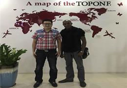 Bine ați venit clienții din Nigeria, vizitați compania TOPONE.️️